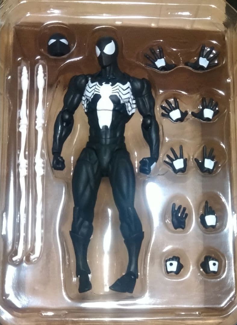 リボルテック　アメイジングヤマグチ　ブラック スパイダーマン　シンビオートスーツ