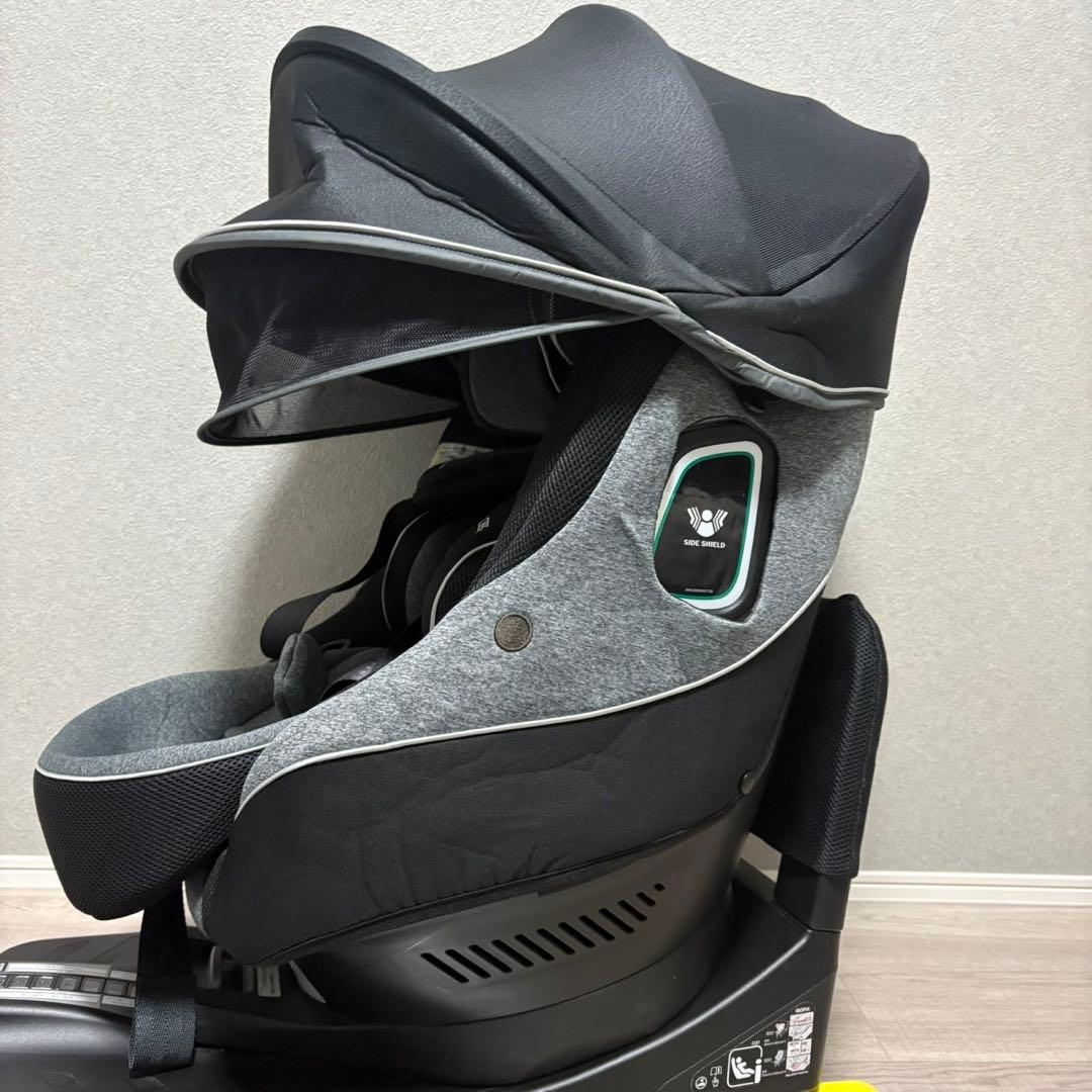 【美品】Aprica クルリラ プラス 360° セーフティAB ブラック