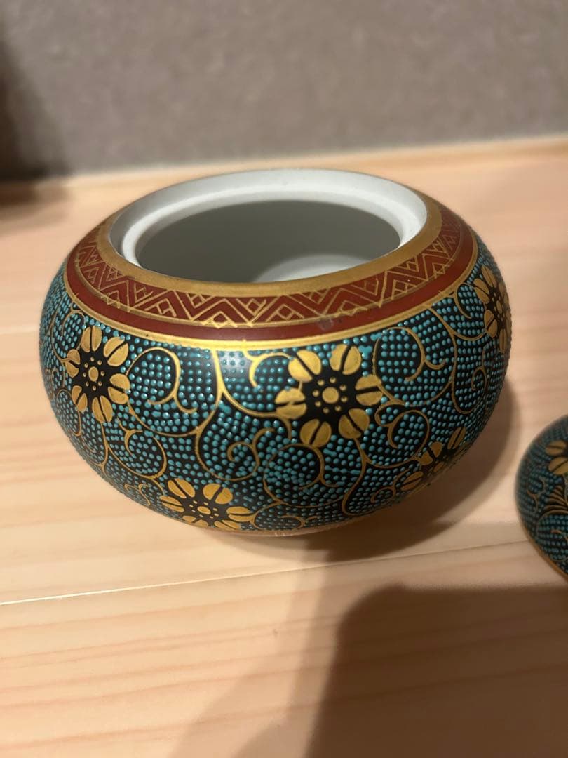九谷焼　香炉　香合