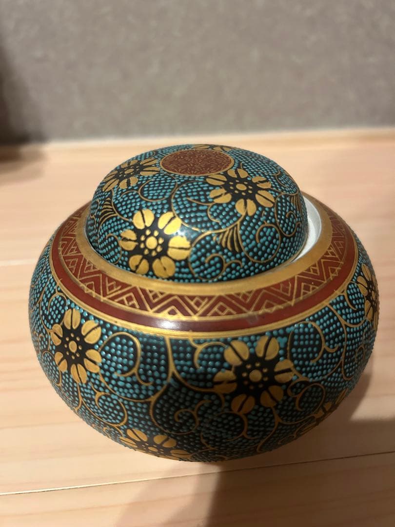 九谷焼　香炉　香合