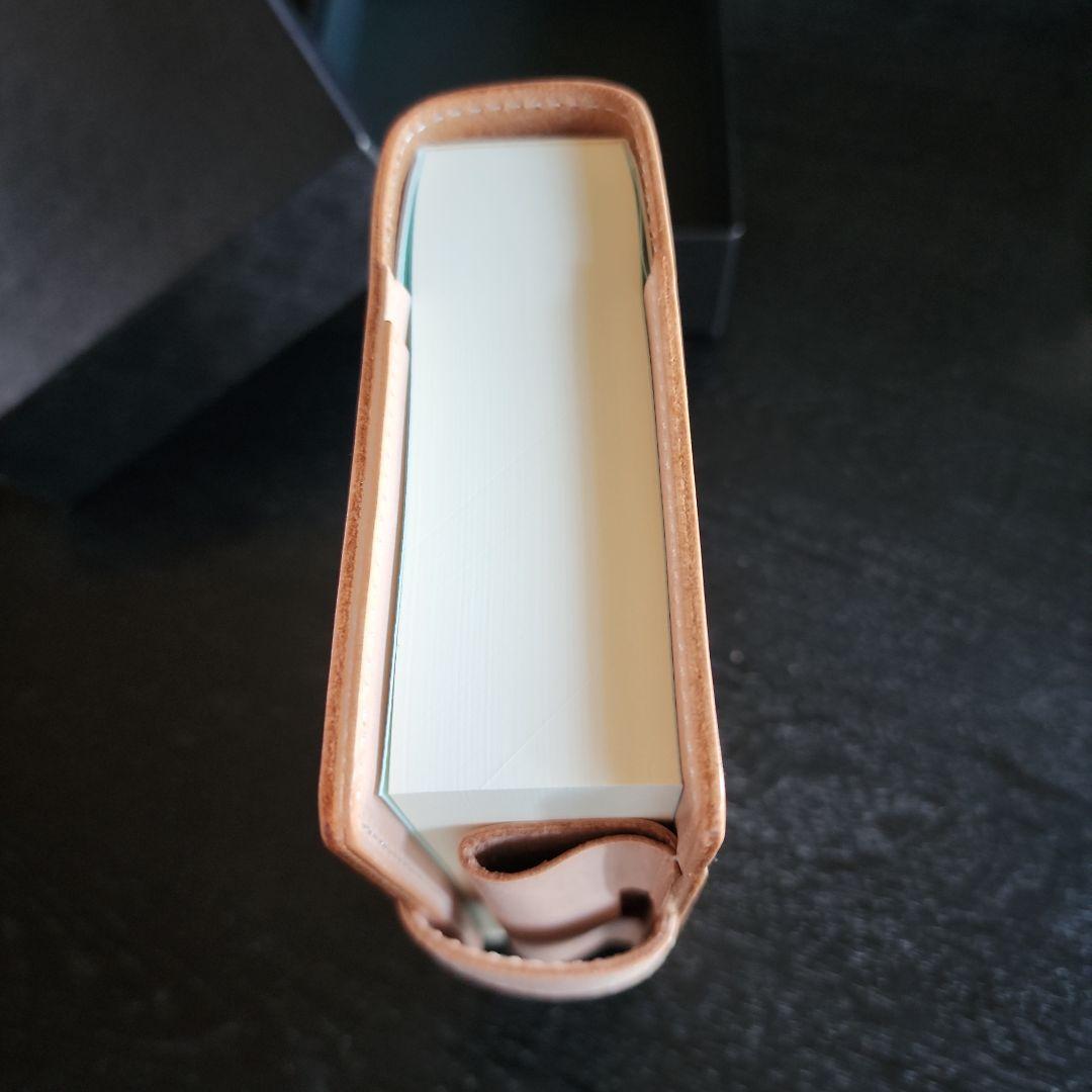 Pent <ペント> ケイシイズ パピルスノートブックカバー ヌメ革　ナチュラル