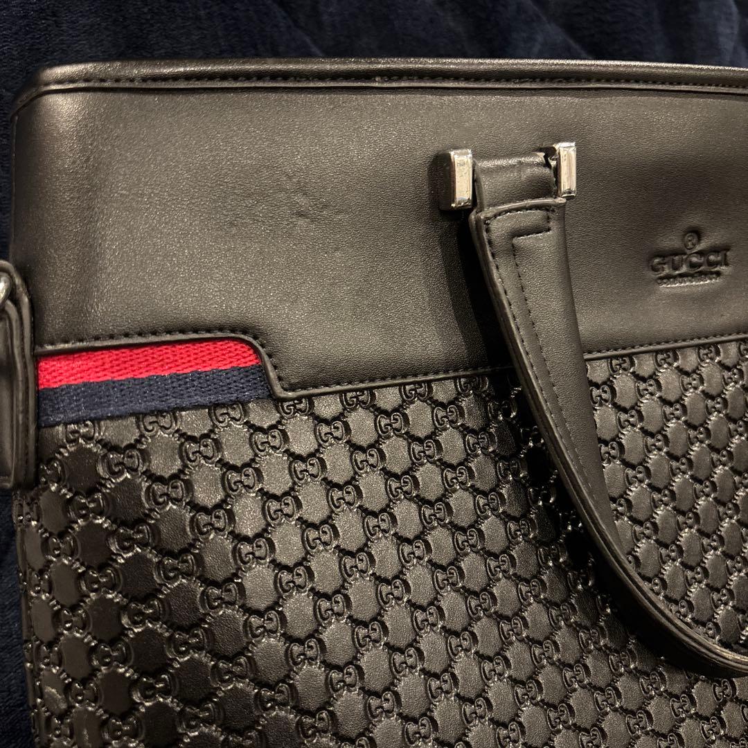 GUCCI グッチ　ビジネスバッグ　ブラック　黒