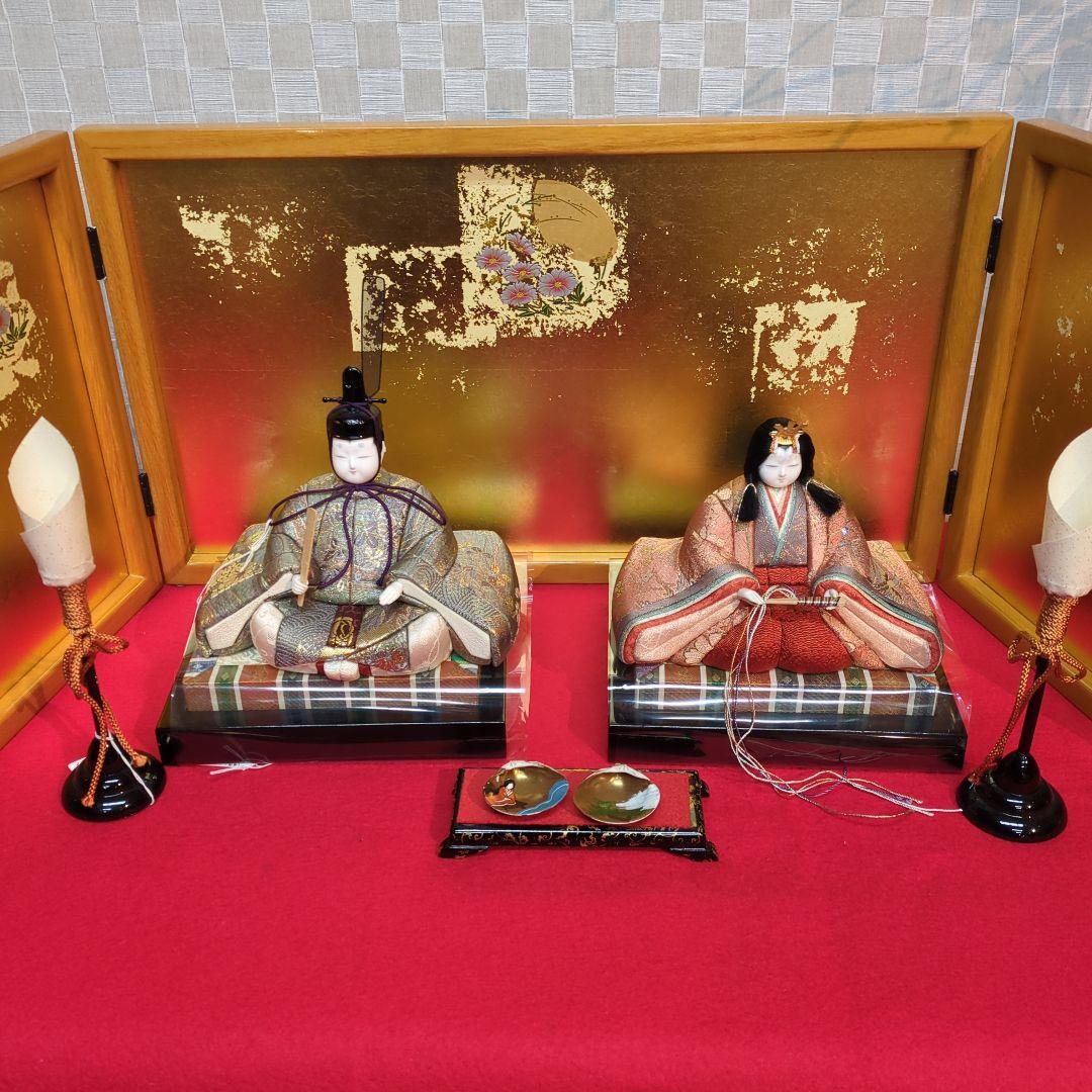 木目込　ひな人形セット親王揃