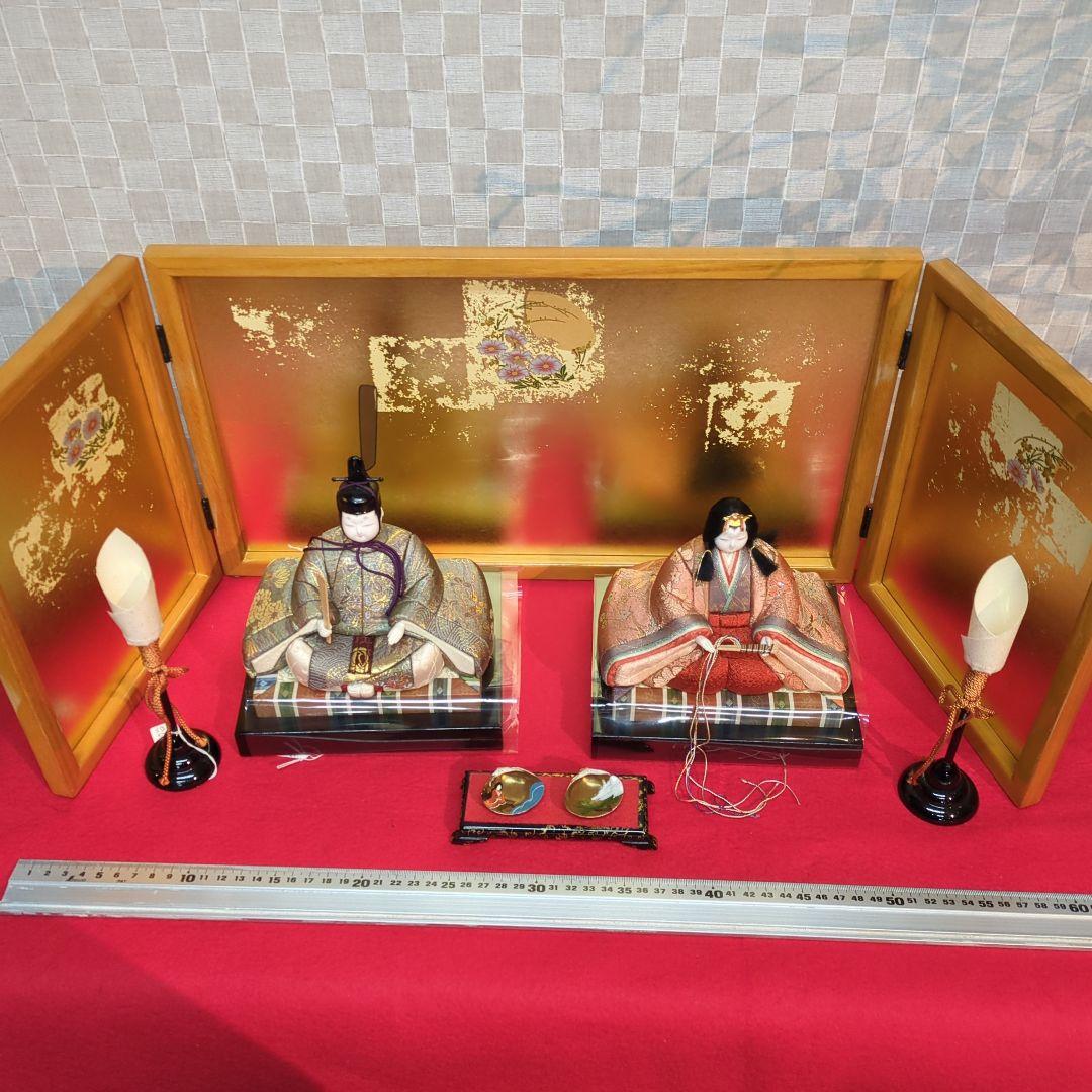 木目込　ひな人形セット親王揃