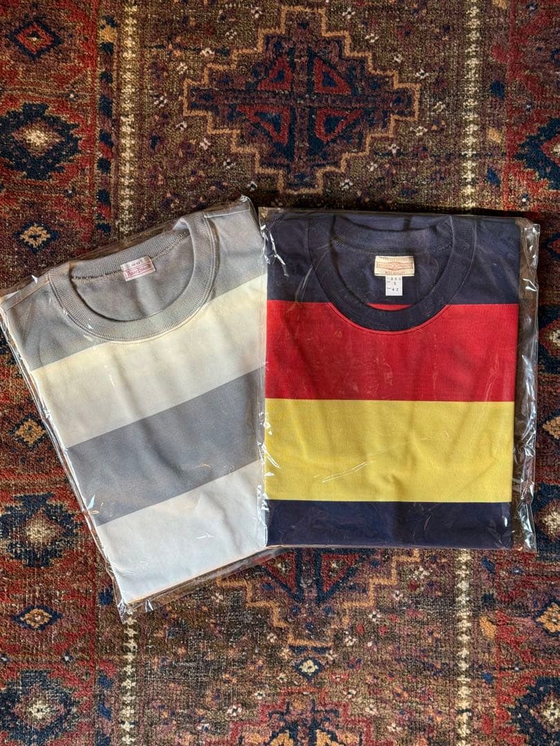 トップス At Last WIDE BORDER TEE