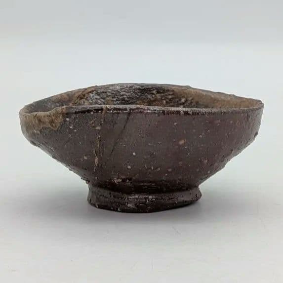 隠崎隆一 備前焼 酒呑 共箱 ぐい呑 酒器 酒盃 酒杯 食器 お猪口 おちょこ