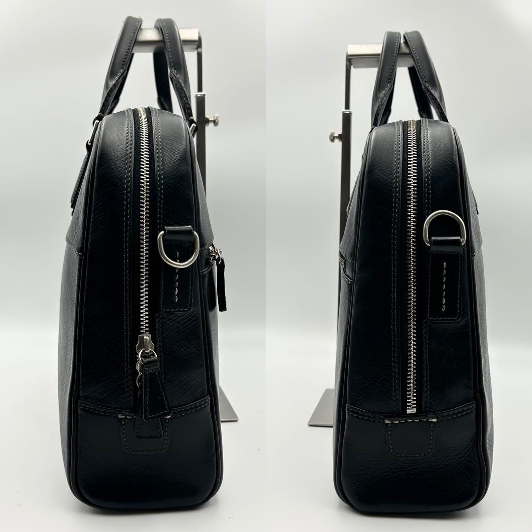 美品✨ ソメスサドル イノベーション ビジネスバッグ 2way レザー ブラック