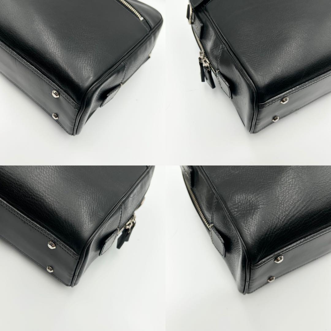 美品✨ ソメスサドル イノベーション ビジネスバッグ 2way レザー ブラック