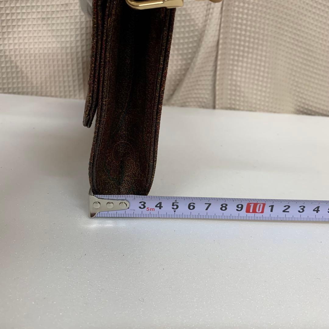 エトロ ワンショルダーバッグ ペイズリー柄 PVC 金具