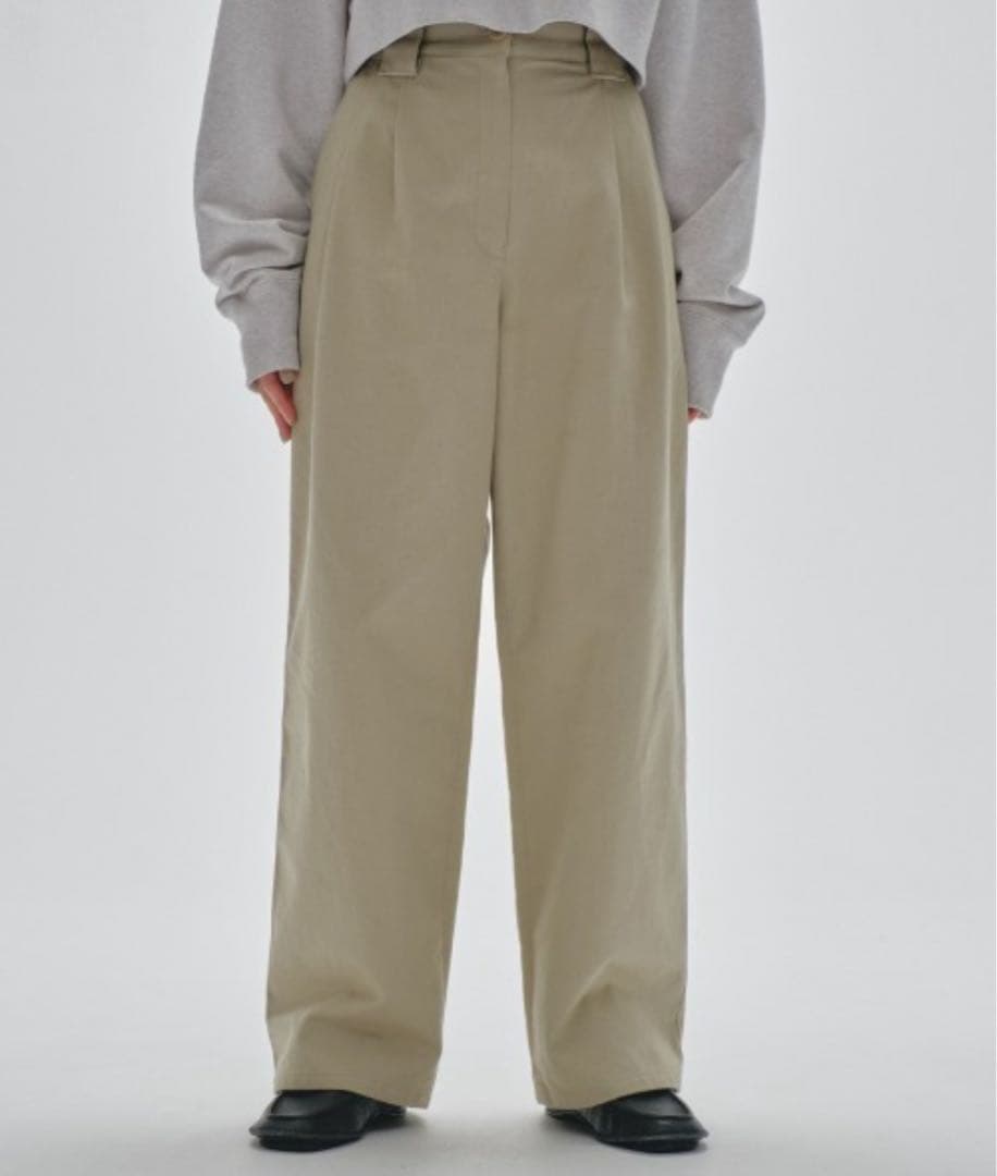 TODAYFUL ダブルタックチノパンツ 36