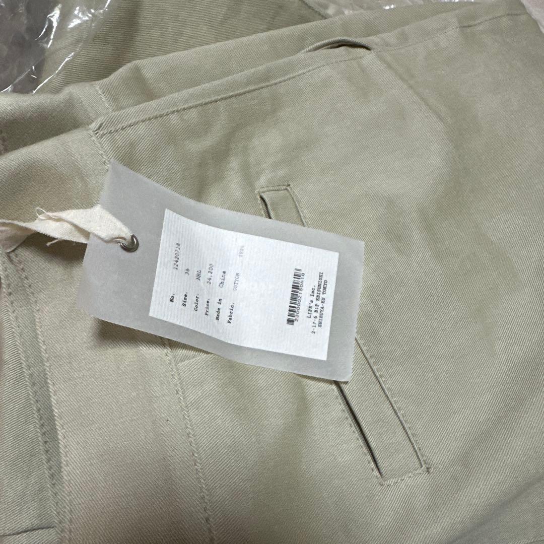 TODAYFUL ダブルタックチノパンツ 36