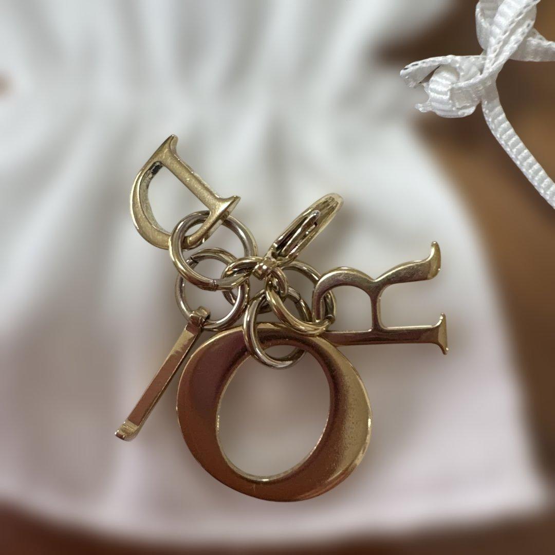 Dior 三つ折り財布 ピンク