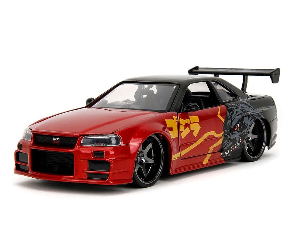 JADA ゴジラ 2002 Nissan Skyline GT-R (R34)