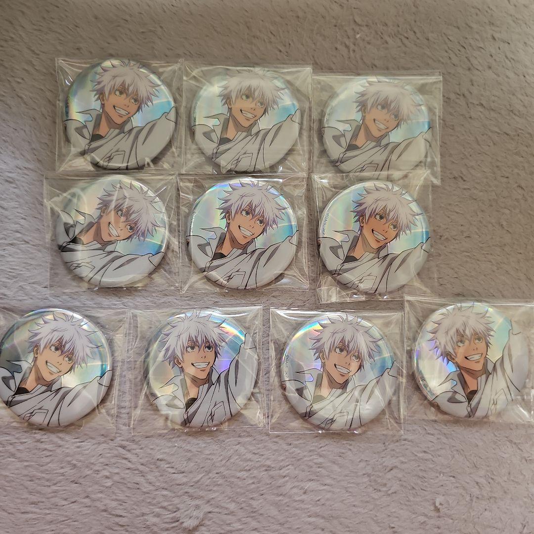 呪術廻戦　バスケ　TOHO オーロラ缶バッジ 五条悟