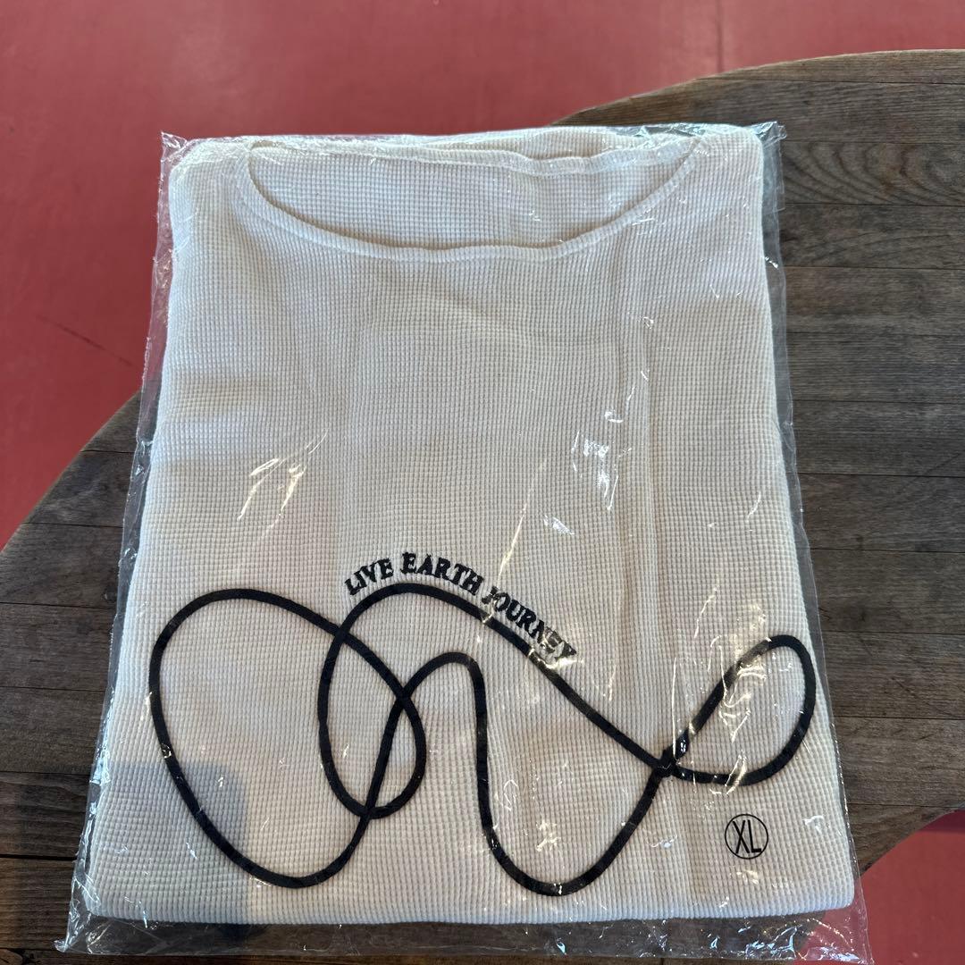 いのちめぐる冒険LIVE EARTH JOURNEY XL幻の白Tシャツ7分袖