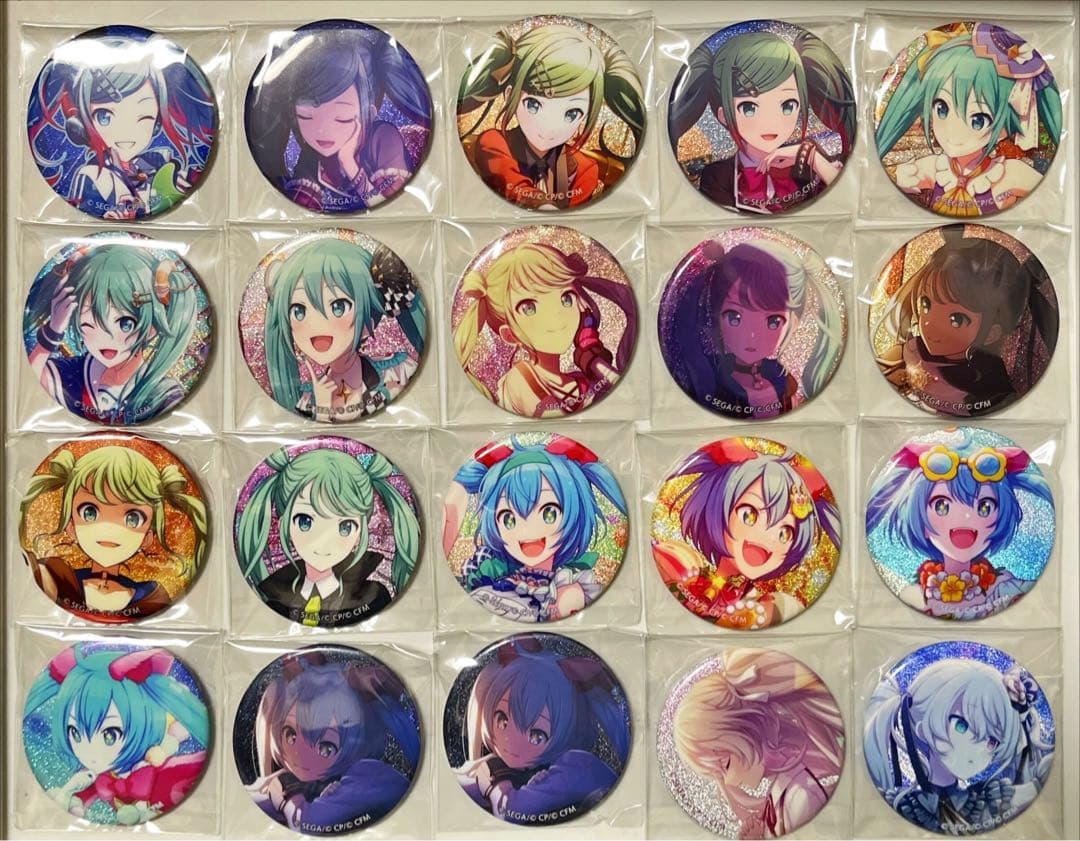 初音ミク　缶バッジ