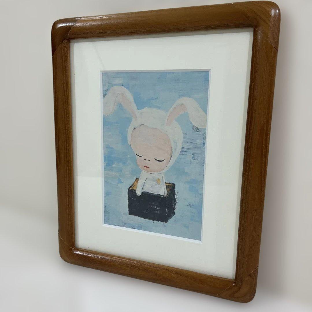 額装　奈良美智　ポスター　Little Bunny in the Box