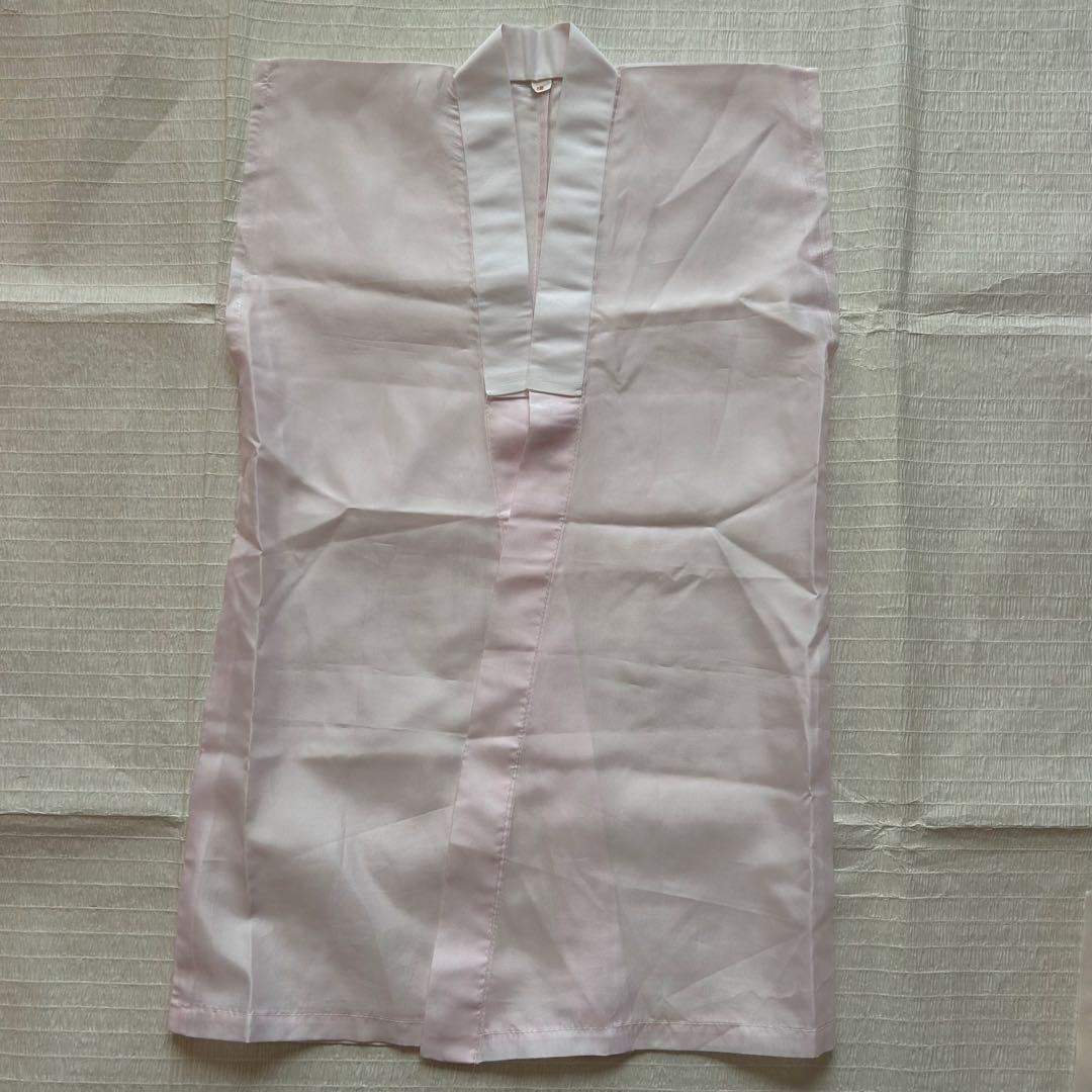 七五三 3歳 着物 絹 被布 絞り柄 三歳 赤 草履 753 巾着