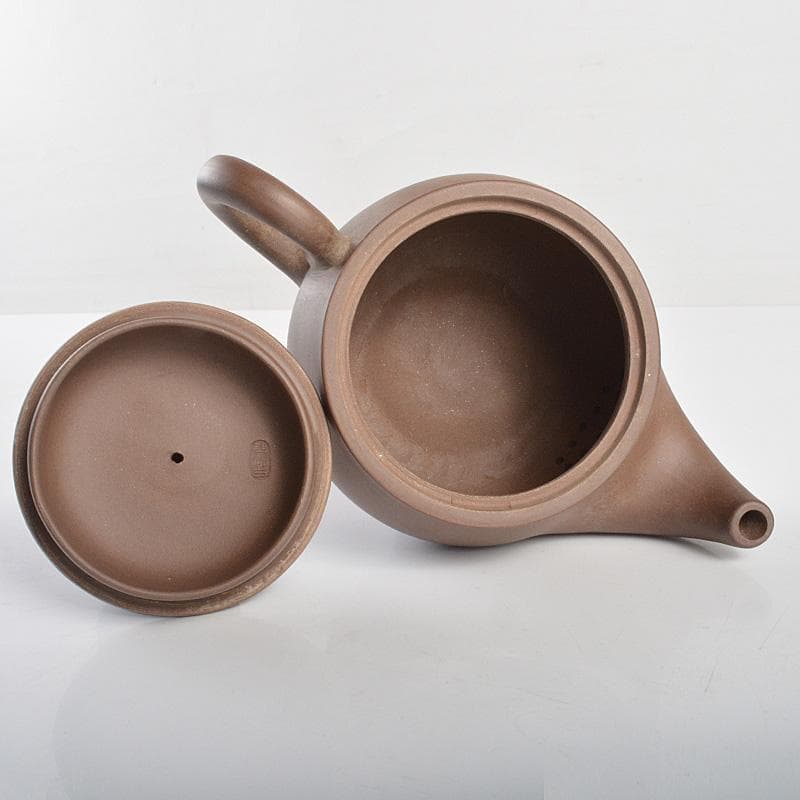 中国　紫砂　朱泥　急須　茶壷　在銘　C　R6195