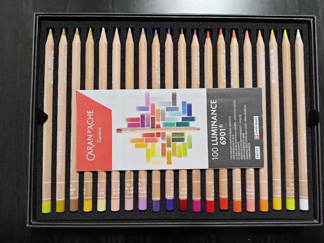 CARAN D'ACHE LUMINANCE 6901 40色 ルミナンス色鉛筆