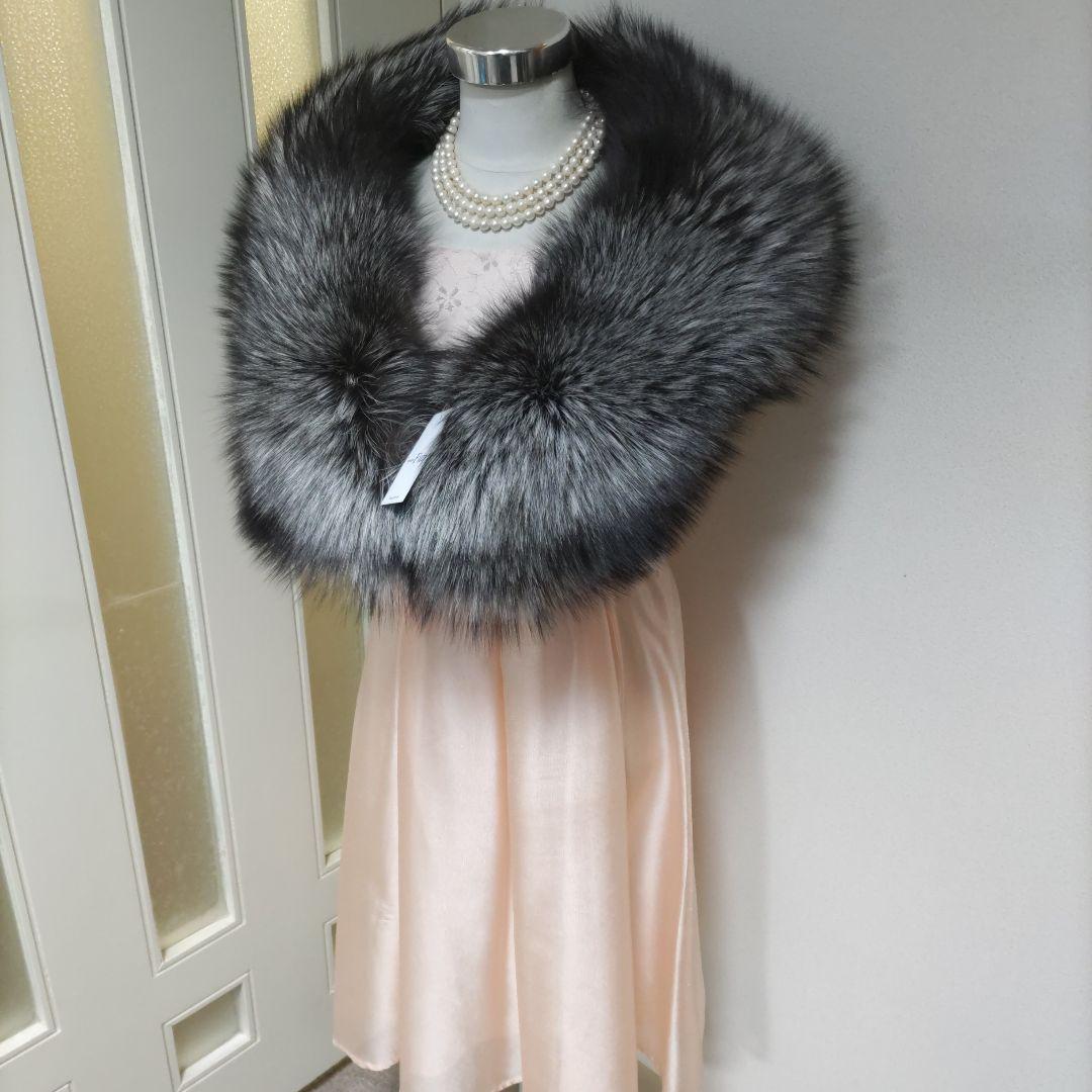 サガフォックス　SAGA FOX　新品タグつき　シルバーFOX　成人式ショール