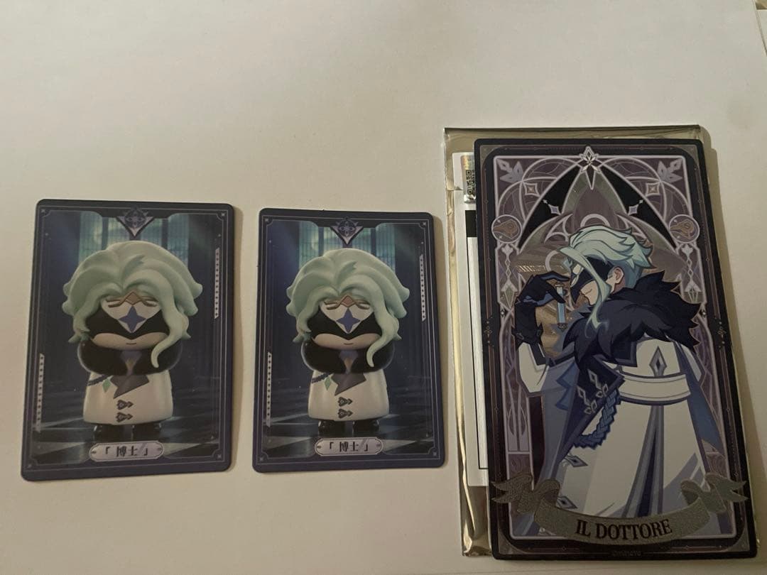 原神 博士 ドットーレ ファデュイ フィギュア カード