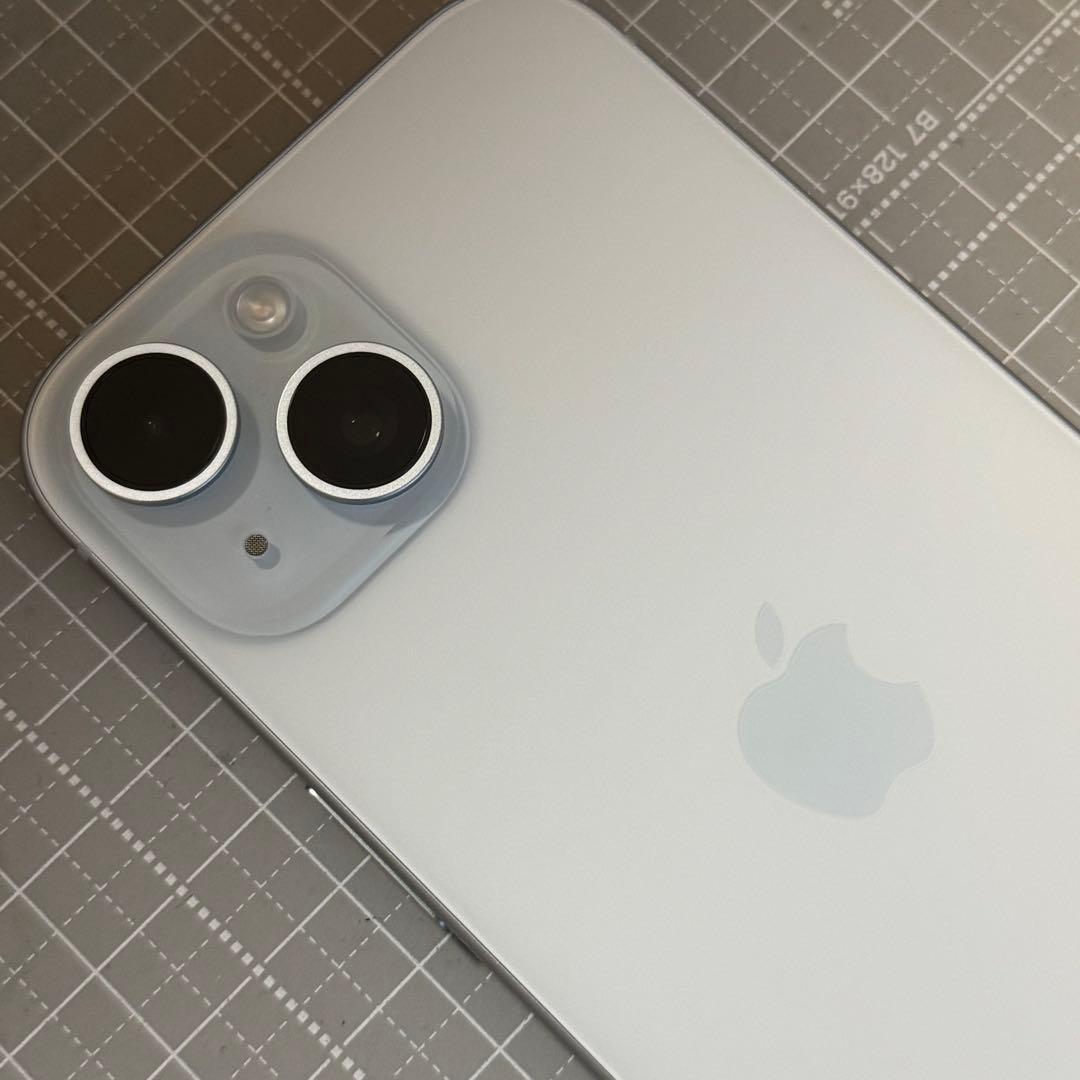 iPhone15 128GB ブルー バッテリー100%