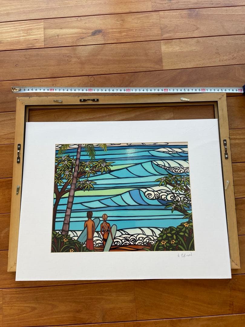 お盆期間特別値下げ　　ヘザーブラウン Heather Brown 額付き