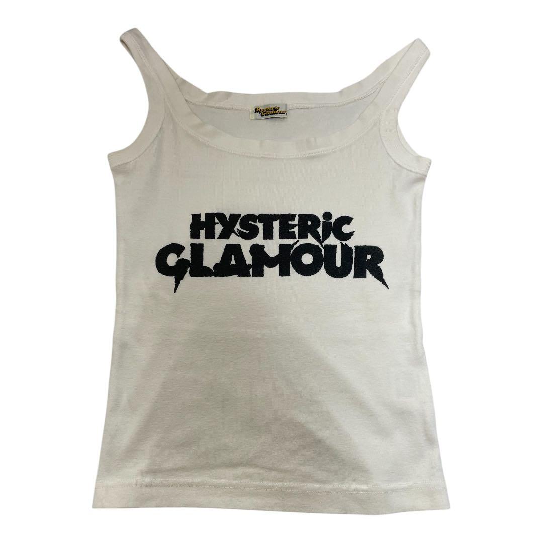 HYSTERIC GLAMOUR ロゴ　ホワイト　キャミソール　タンクトップ
