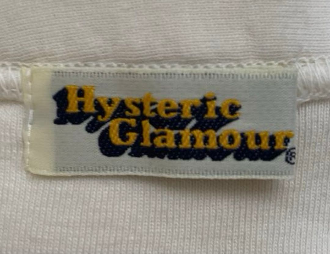 HYSTERIC GLAMOUR ロゴ　ホワイト　キャミソール　タンクトップ