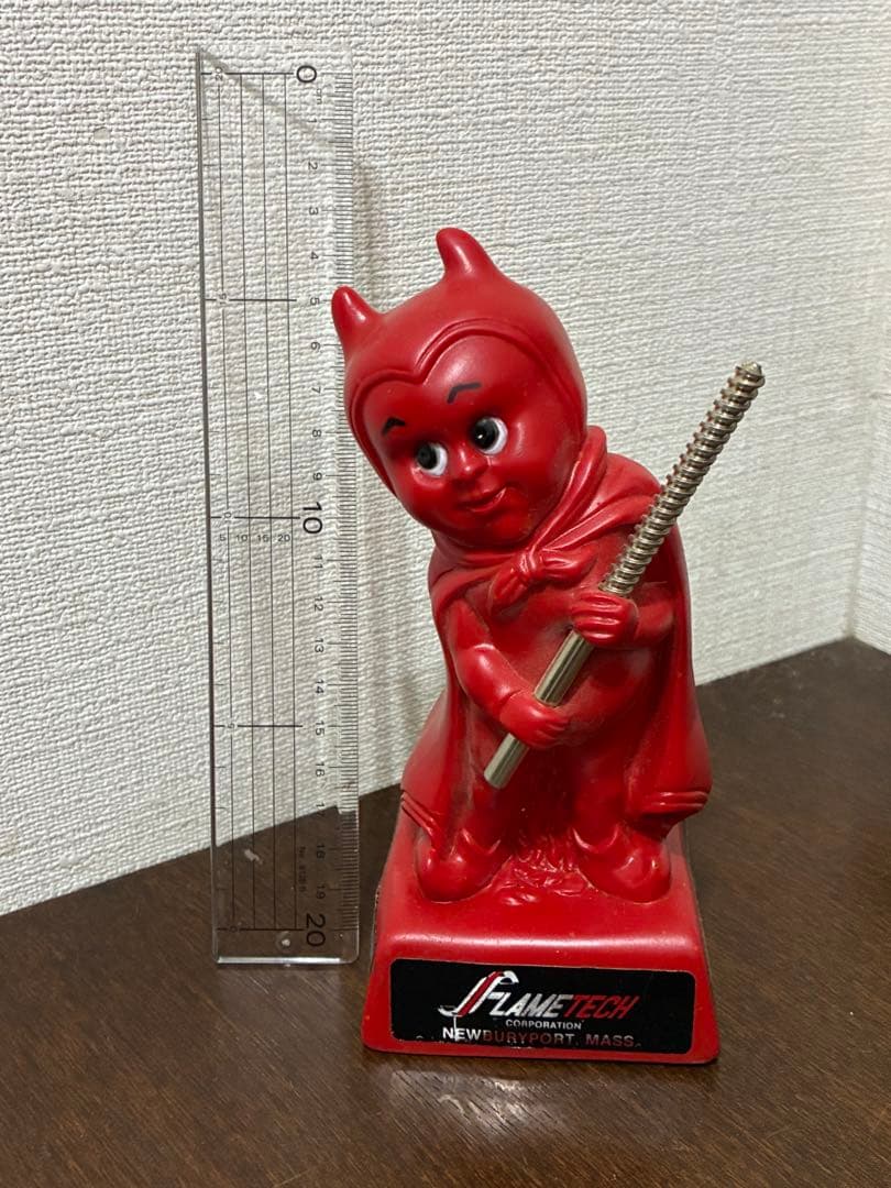 ビンテージ　デビル　悪魔　レッドデビル　アドバタイジング　インダストリアル