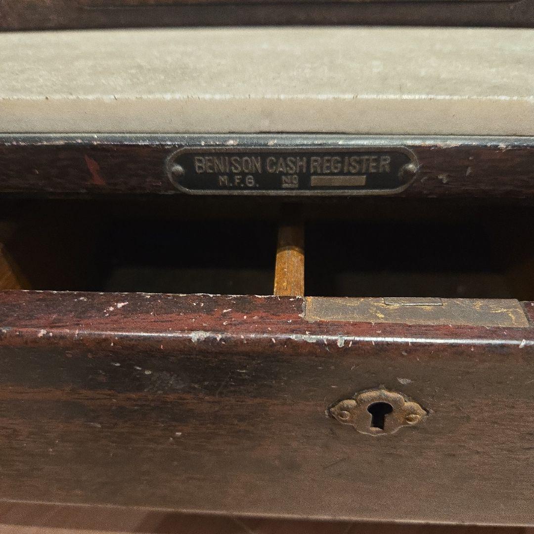 ヴィンテージ木製レジスター.キャッシャー