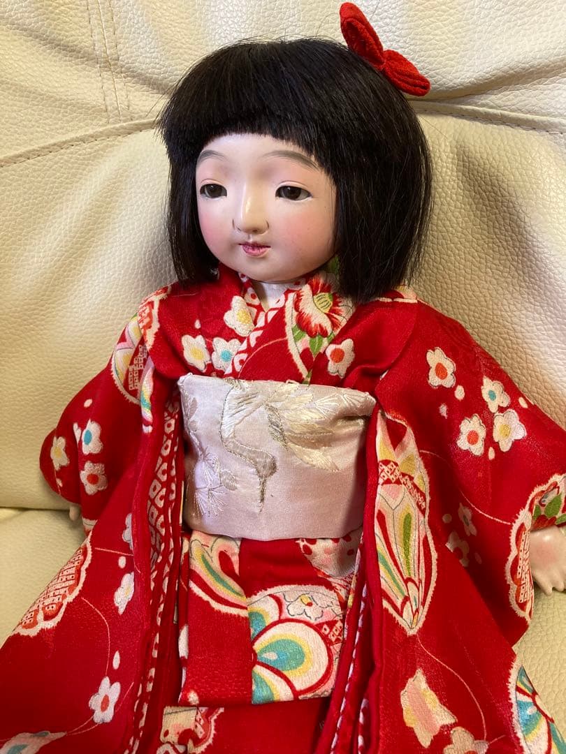 自由人形　市松人形38センチ