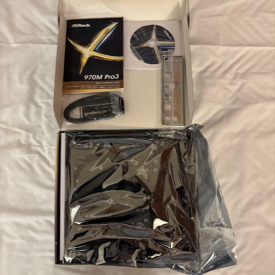 マザーボード ASRock Micro ATX DDR3 1066 970M PRO3