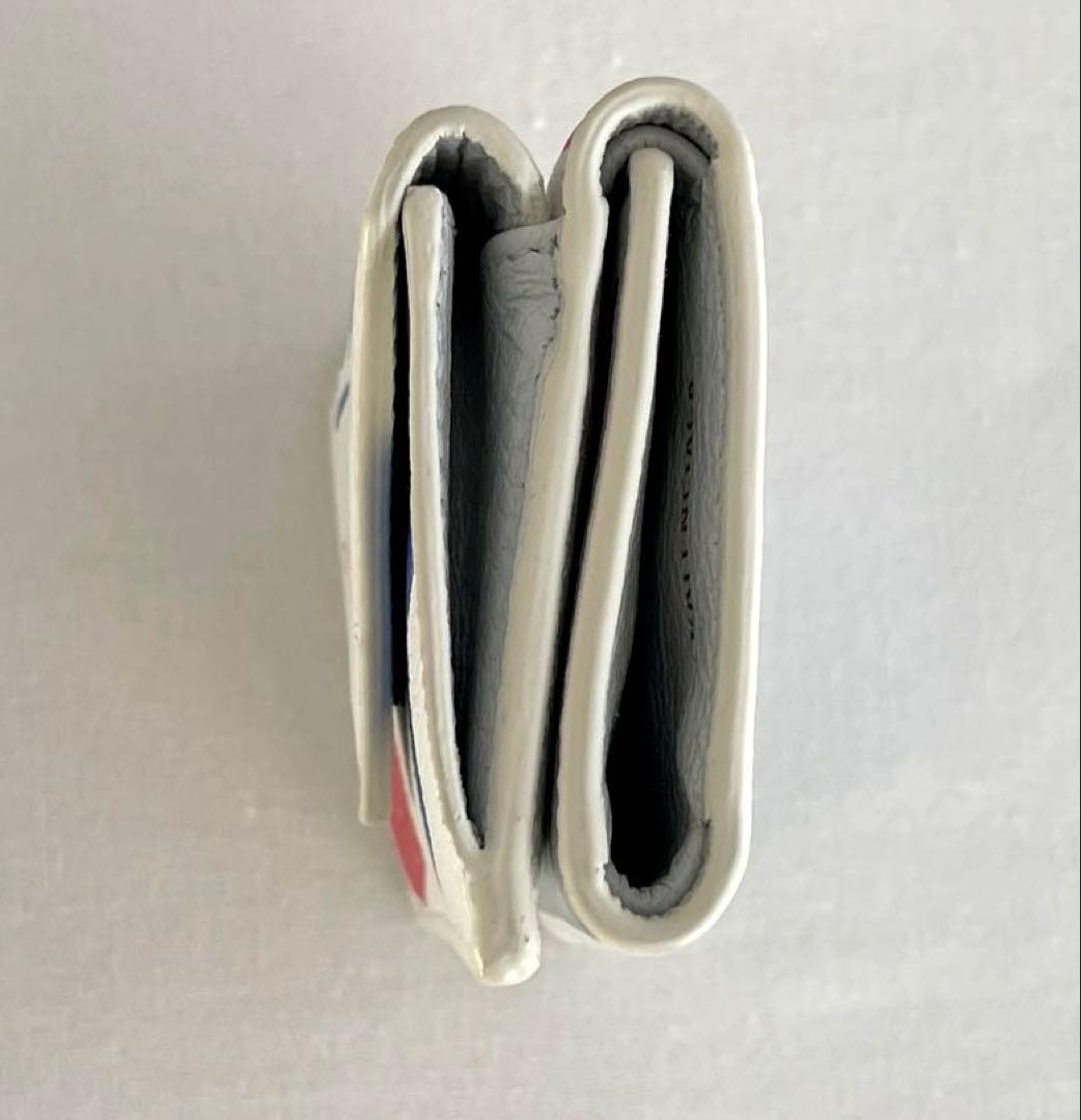 バレンシアガBALENCIAGAペーパーミニウォレット　グラフィティ三つ折り財布