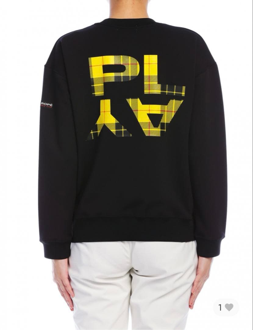 新品タグ付き　JUN&ROPE PLAYロゴ　プルオーバー　黒　Ｌ　セットアップ