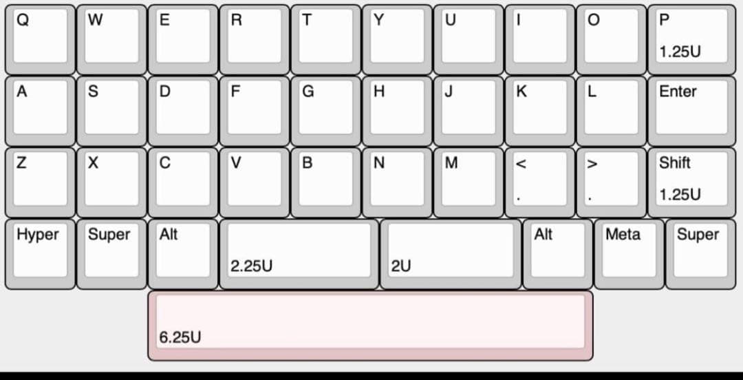 Lazydesigners apricot 自作キーボード