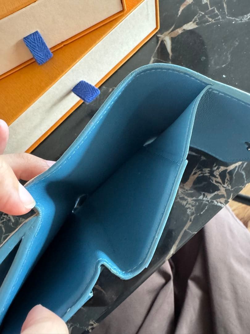 Louis Vuitton ミニウォレット ホワイト×ブルー