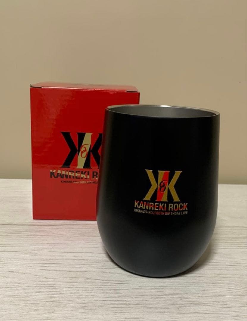 【新品未使用】吉川晃司 ステンレスタンブラー KANREKI ROCK グッズ
