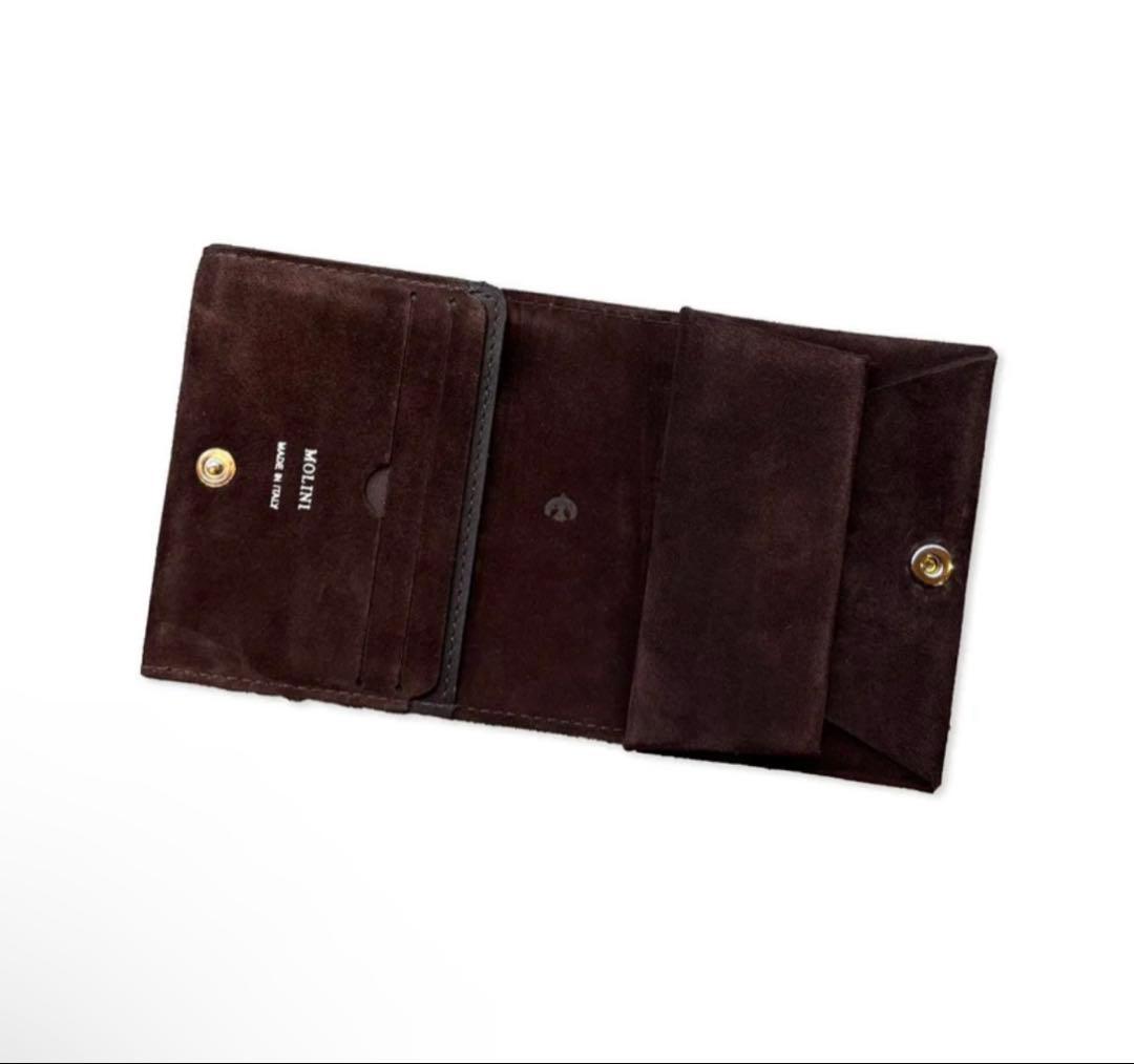VAKT.別注MOLINI CompactWalletsuede/BROWN