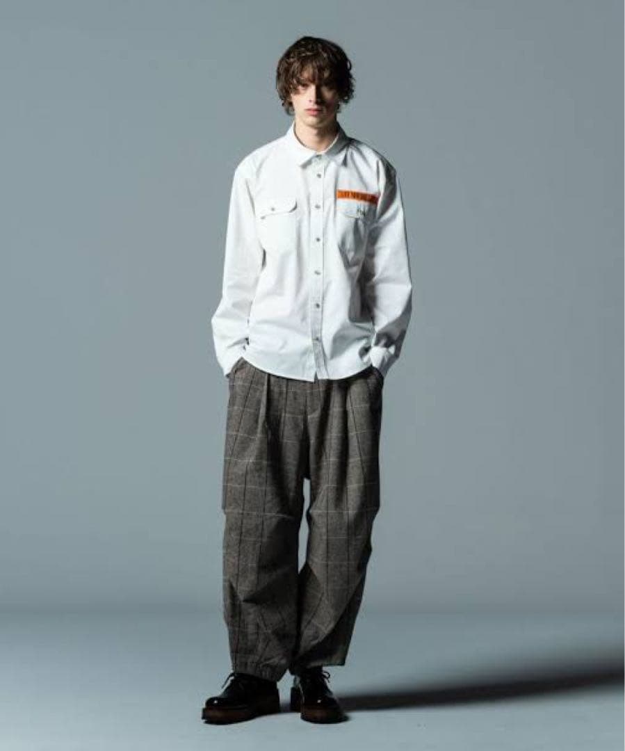 glamb グラム　Glen Check Balloon Pants M