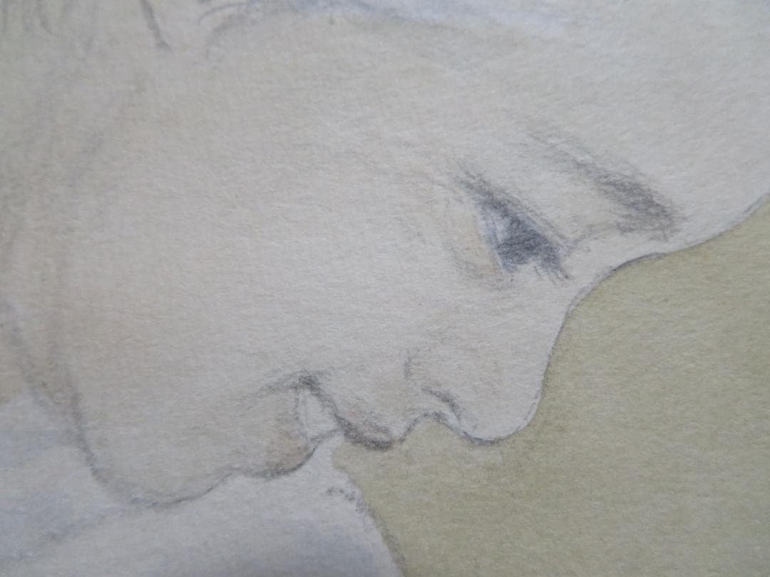 ◆ おおた慶文　「おかあさん」（仮題）  肉筆原画　水彩画 ◆