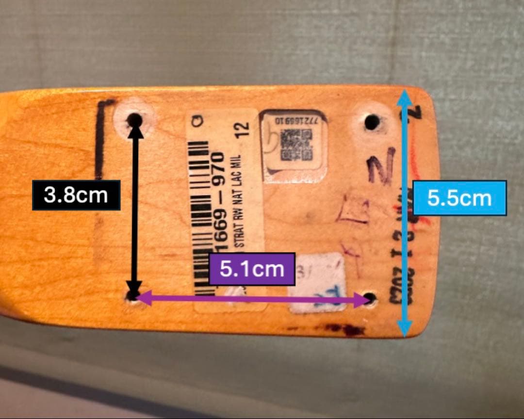 FENDER American Vintage II 61 ストラト ネック