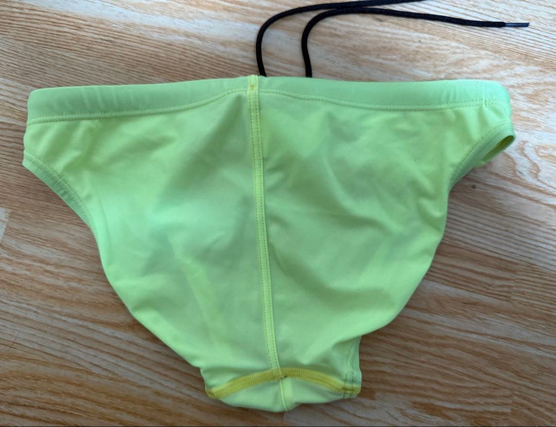 【希少　中古美品】asics ハイドロCD イエロー 競パン 競泳水着 Mサイズ