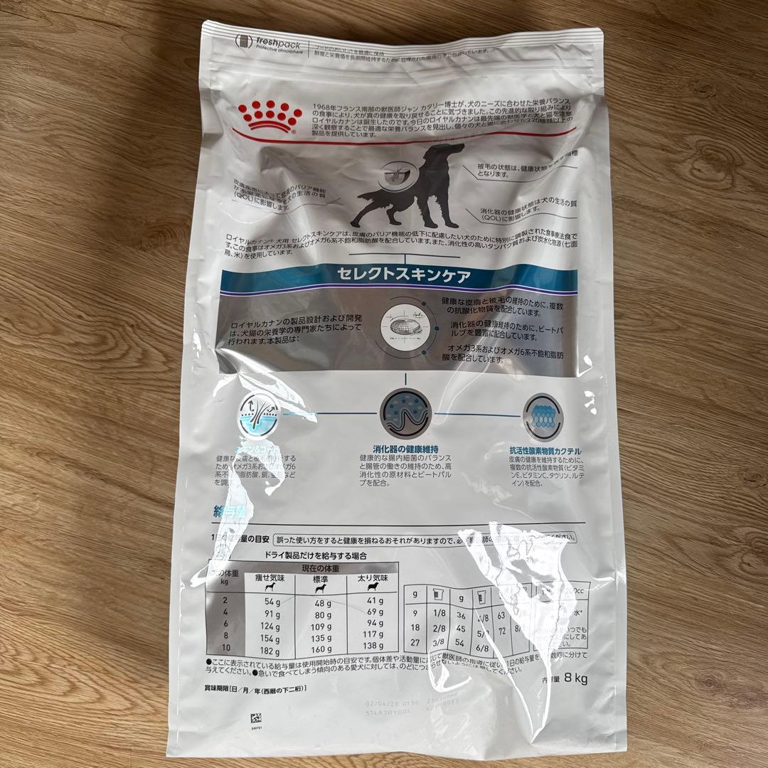  CANIN セレクトスキンケア 8kg 【新品未開封】ロイヤルカナン