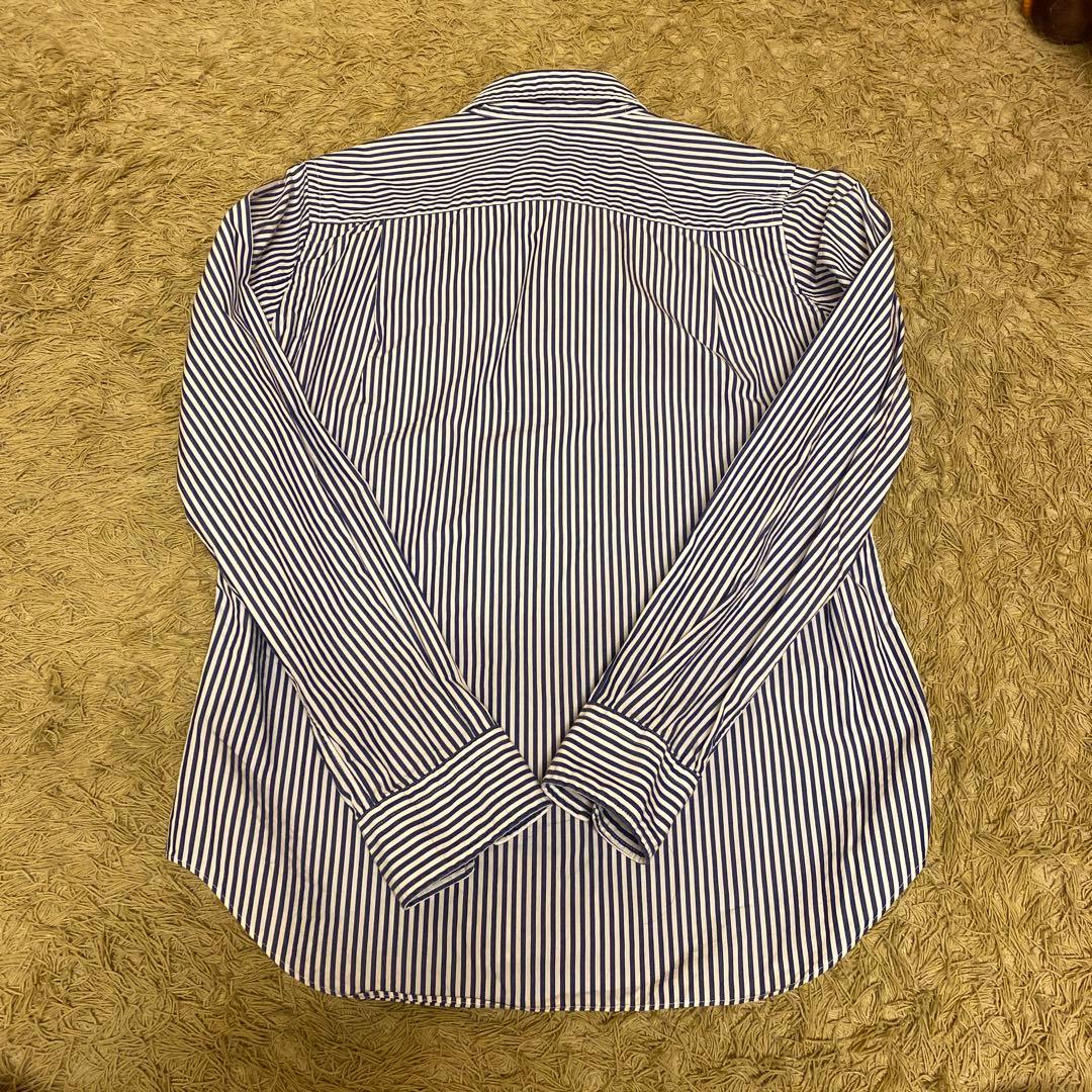 PLAY ストライプ 長袖シャツ ハートロゴ