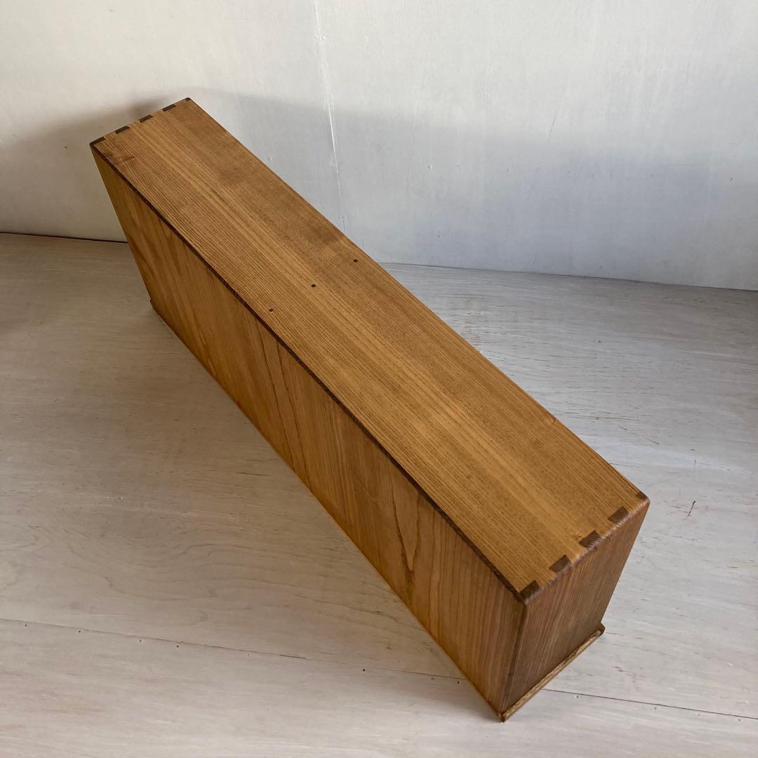 さかな猫 古い木製 オープンラック 木製棚 展示棚 本棚