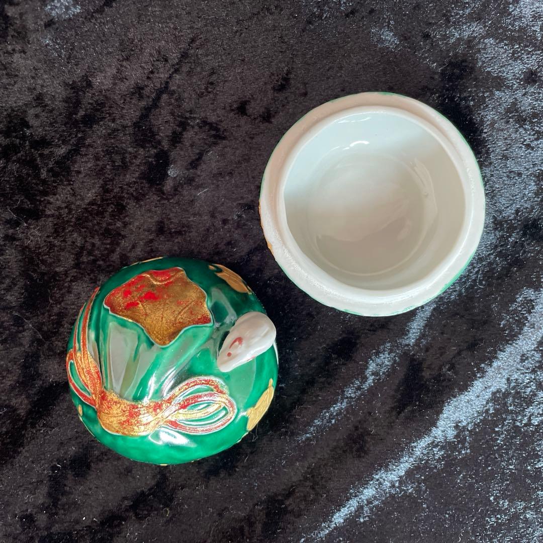 茶道具　香合　干支　昭阿弥作