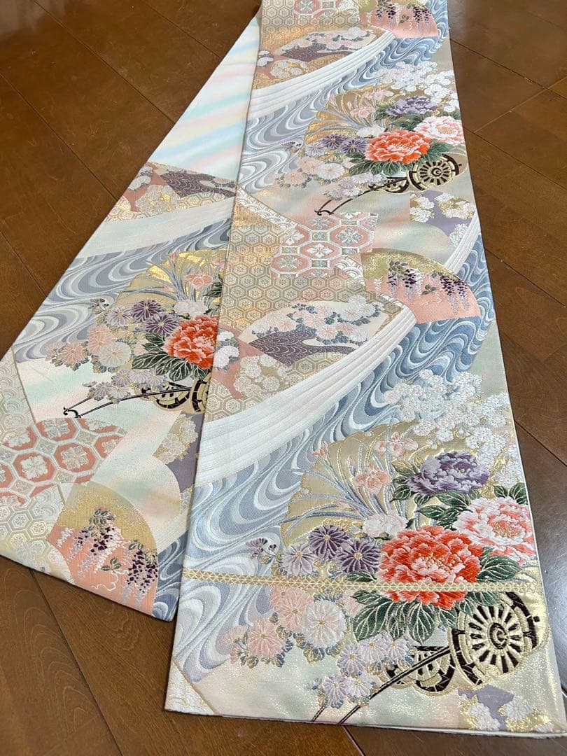 友禅　作家物　落款　正絹訪問着　フルセット4点　入学式　七五三　お宮参り