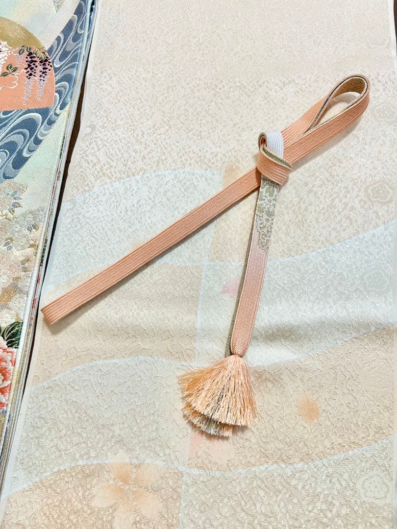 友禅　作家物　落款　正絹訪問着　フルセット4点　入学式　七五三　お宮参り